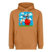 Meerkat Calvin Hobbes Heavyweight Hoodie - linhVisuals