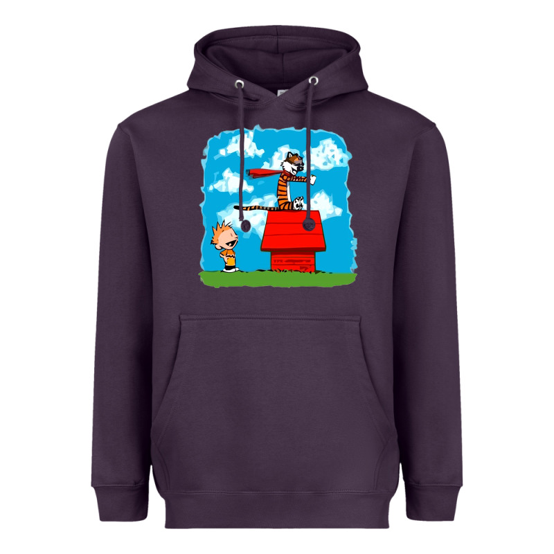 Calvin Hobbes Heavyweight Hoodie by linhVisuals | Teevron