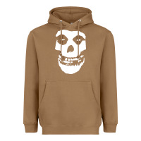 Toasted Coconut mens skull Heavyweight Hoodie - linhVisuals