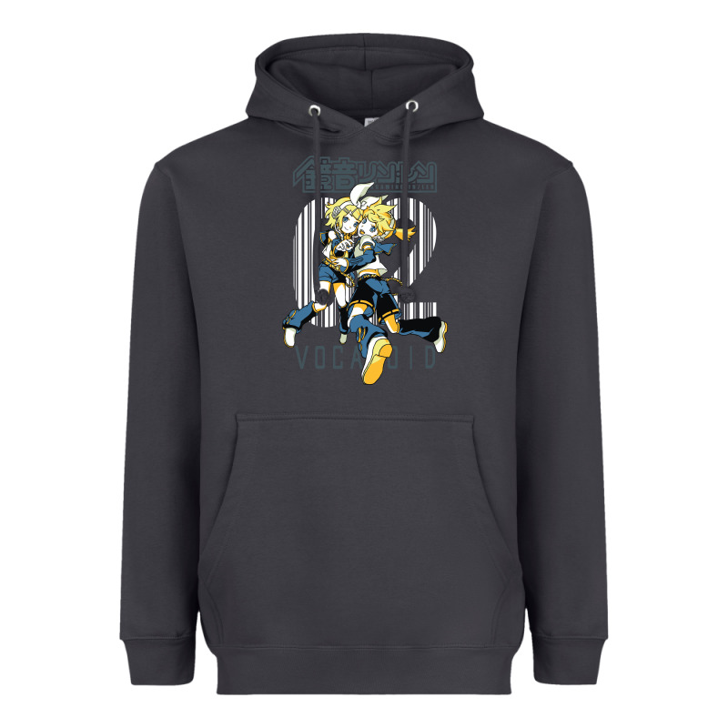 Kagamine Rin Len Heavyweight Hoodie by linhVisuals | Teevron