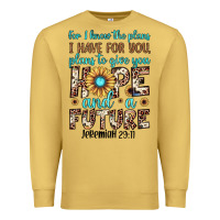 Antique Gold for i know the plans i have for you plans to give you hope and a futur Premium Sweatshirt - JahusDesignShop