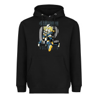 Black kagamine rin len Heavyweight Hoodie - linhVisuals
