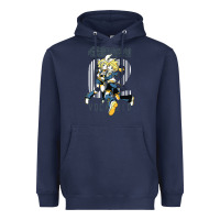 Navy kagamine rin len Heavyweight Hoodie - linhVisuals