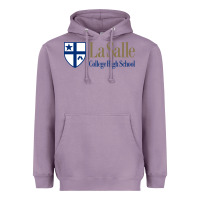Lavender la salle college high school Heavyweight Hoodie - linhVisuals