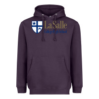 Plum la salle college high school Heavyweight Hoodie - linhVisuals