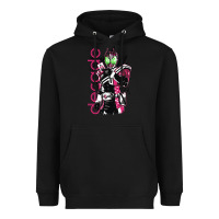 Black kamen rider decade Heavyweight Hoodie - linhVisuals
