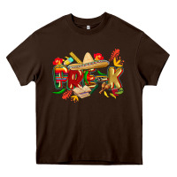 Chocolate Brown cinco de mayo pre k Heavy Core Tee - CowGirlArtShop