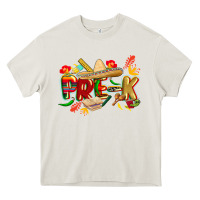 Cream cinco de mayo pre k Heavy Core Tee - CowGirlArtShop