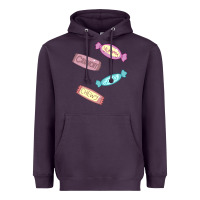 Plum candy pieces Heavyweight Hoodie - linhVisuals