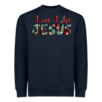 Navy love like jesus Heavyweight Sweatshirt - AdoDesignShop