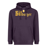 Plum #bitburger Heavyweight Hoodie - linhVisuals