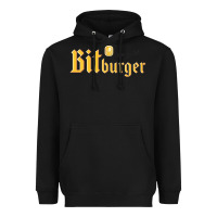 Black #bitburger Heavyweight Hoodie - linhVisuals