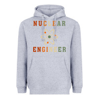 Heather Grey nuclear engineering quote Heavyweight Hoodie - linhVisuals