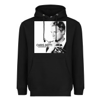 Black Chris Botti Heavyweight Hoodie - linhVisuals