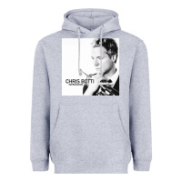 Heather Grey Chris Botti Heavyweight Hoodie - linhVisuals