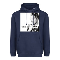 Navy Chris Botti Heavyweight Hoodie - linhVisuals