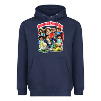 Navy garbage pail kids Heavyweight Hoodie - linhVisuals