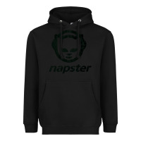 Black napster    napster Heavyweight Hoodie - linhVisuals
