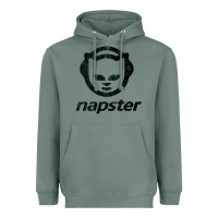 Sage napster    napster Heavyweight Hoodie - linhVisuals