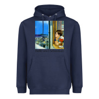 Navy belle and sebastian 90s style fanart design Heavyweight Hoodie - linhVisuals