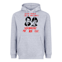 Heather Grey baader–meinhof raf original 70s design Heavyweight Hoodie - linhVisuals