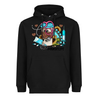 Black nurse life western sunflower gemstone nurse Heavyweight Hoodie - JahusDesignShop