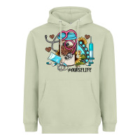 Matcha nurse life western sunflower gemstone nurse Heavyweight Hoodie - JahusDesignShop