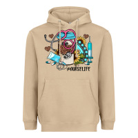 Mushroom nurse life western sunflower gemstone nurse Heavyweight Hoodie - JahusDesignShop