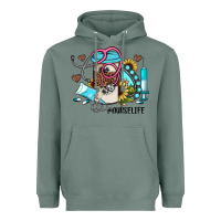 Sage nurse life western sunflower gemstone nurse Heavyweight Hoodie - JahusDesignShop