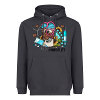 Smoke nurse life western sunflower gemstone nurse Heavyweight Hoodie - JahusDesignShop