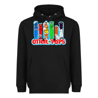 Black otter pops anime character Heavyweight Hoodie - linhVisuals