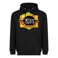 Black hey you guys   the electric company Heavyweight Hoodie - linhVisuals