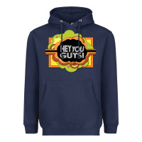 Navy hey you guys   the electric company Heavyweight Hoodie - linhVisuals