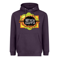 Plum hey you guys   the electric company Heavyweight Hoodie - linhVisuals