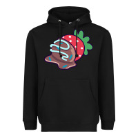 Black chocolate covered strawberry Heavyweight Hoodie - linhVisuals