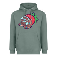 Sage chocolate covered strawberry Heavyweight Hoodie - linhVisuals