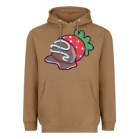 Toasted Coconut chocolate covered strawberry Heavyweight Hoodie - linhVisuals