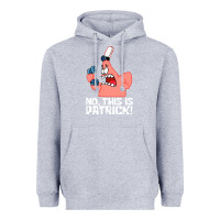 Heather Grey no this is patrick Heavyweight Hoodie - linhVisuals