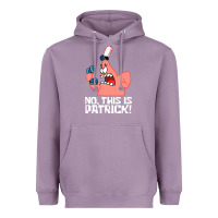 Lavender no this is patrick Heavyweight Hoodie - linhVisuals