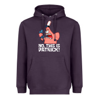 Plum no this is patrick Heavyweight Hoodie - linhVisuals