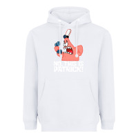 White no this is patrick Heavyweight Hoodie - linhVisuals