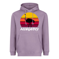 Lavender retro vintage allegedly ostrich Heavyweight Hoodie - linhVisuals