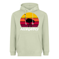 Matcha retro vintage allegedly ostrich Heavyweight Hoodie - linhVisuals