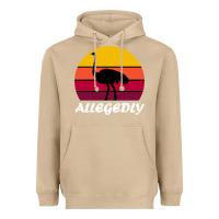 Mushroom retro vintage allegedly ostrich Heavyweight Hoodie - linhVisuals