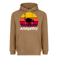 Toasted Coconut retro vintage allegedly ostrich Heavyweight Hoodie - linhVisuals