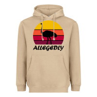 Mushroom retro vintage allegedly ostrich Heavyweight Hoodie - linhVisuals