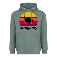 Sage retro vintage allegedly ostrich Heavyweight Hoodie - linhVisuals