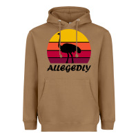 Toasted Coconut retro vintage allegedly ostrich Heavyweight Hoodie - linhVisuals