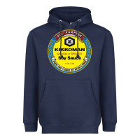 Navy all purpose kikkoman Heavyweight Hoodie - linhVisuals