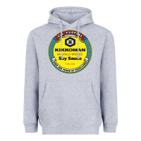 Heather Grey all purpose kikkoman Heavyweight Hoodie - linhVisuals